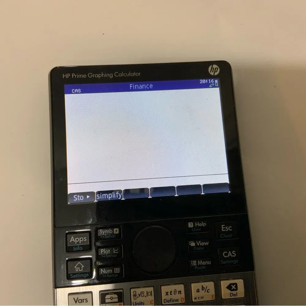 Hewlett Packard HP prime Graphing Calculator
